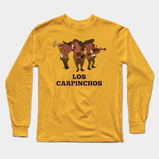 Los Carpinchos: Mariachi Capybaras Long Sleeve T-Shirt